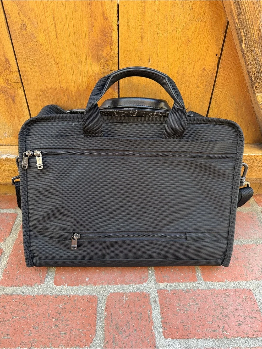 Tumi Large 17” Briefcase with Shoulder Strap